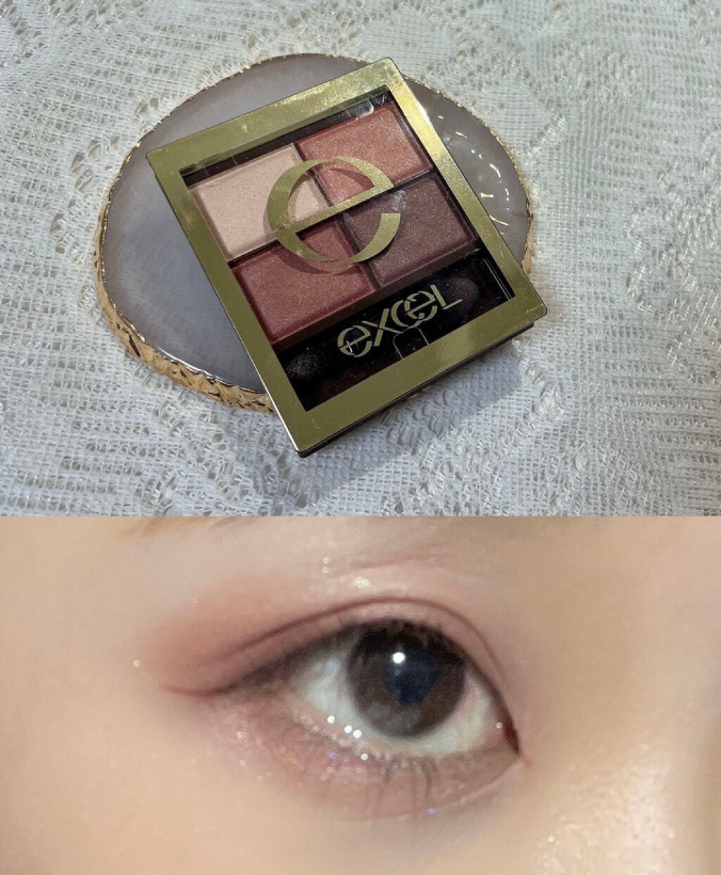 スキニーリッチシャドウ/excel/アイシャドウパレットを使ったクチコミ(1枚目)