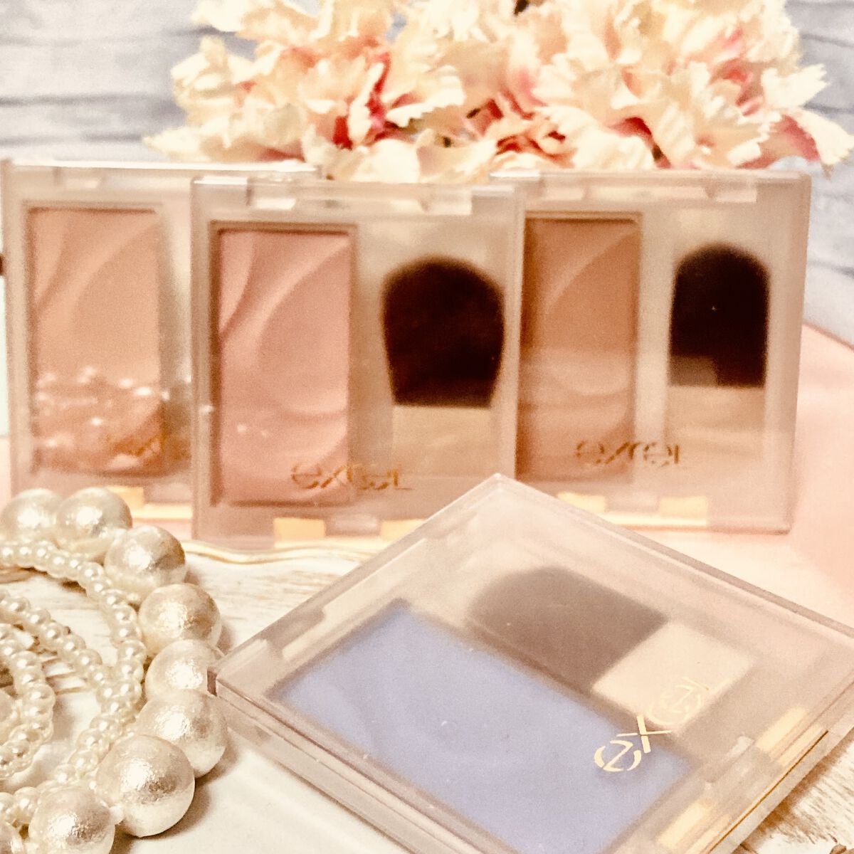 シームレストーン ブラッシュ/excel/パウダーチークを使ったクチコミ（2枚目）