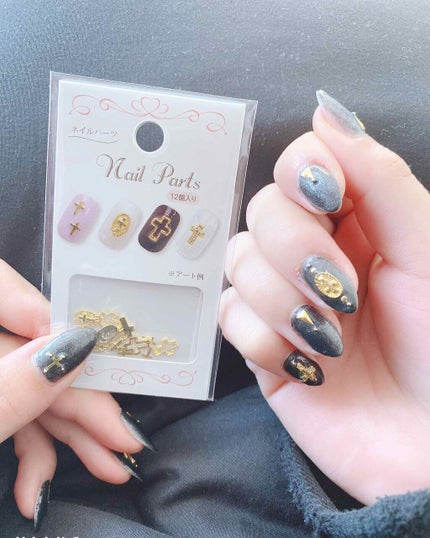 ネイルパーツ/セリア/ネイルチップ・パーツを使ったクチコミ(2枚目)
