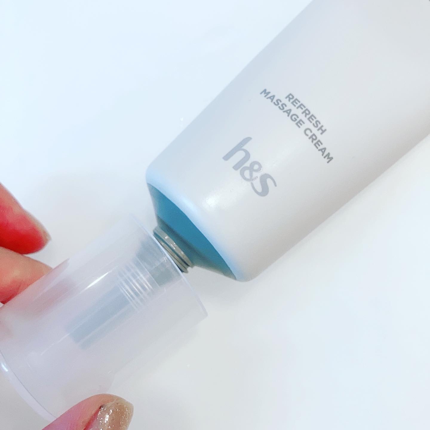 リフレッシュ マッサージクリーム/h&s/洗い流すヘアトリートメントを使ったクチコミ（3枚目）