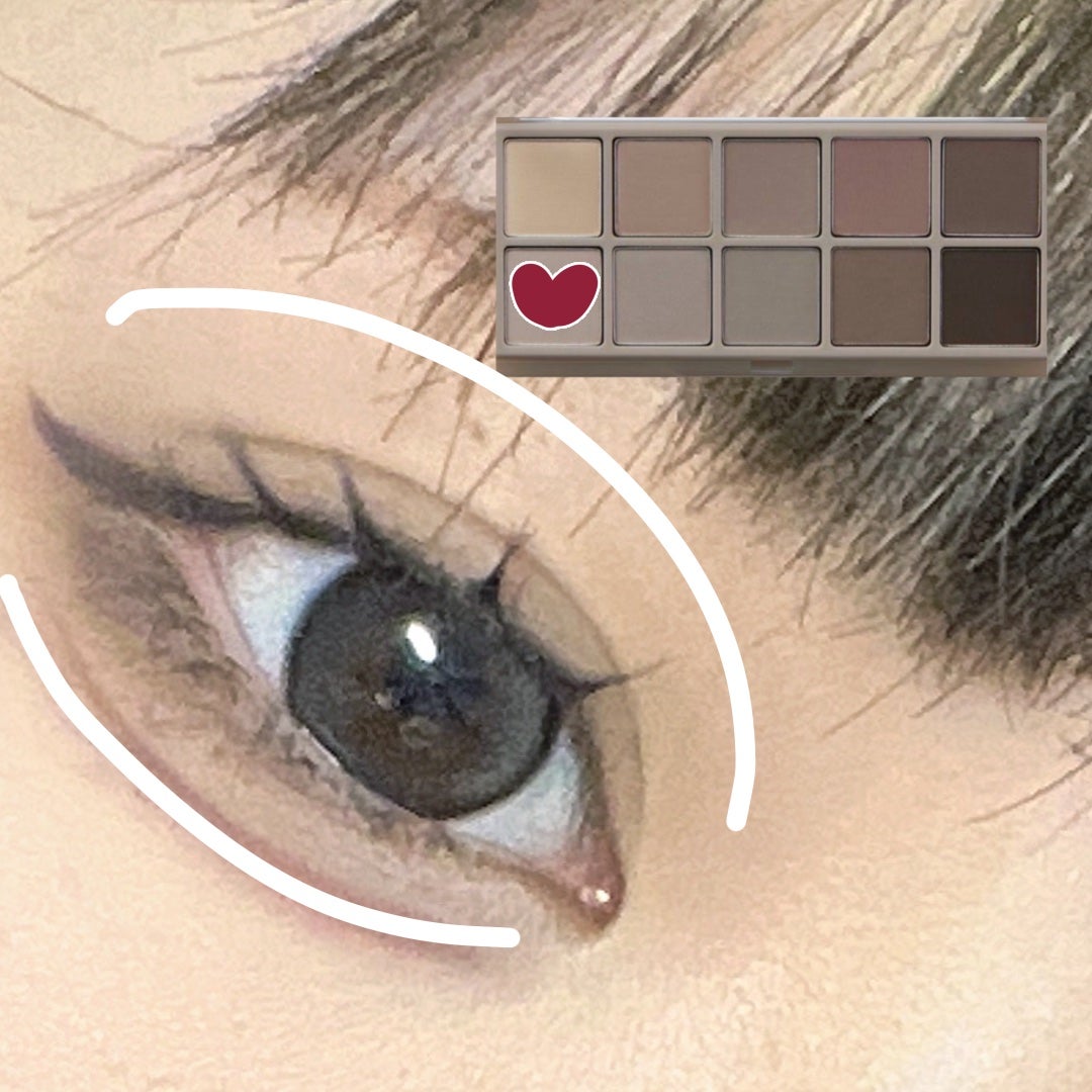 ベターザンパレット/rom&nd/アイシャドウパレットを使ったクチコミ(3枚目)