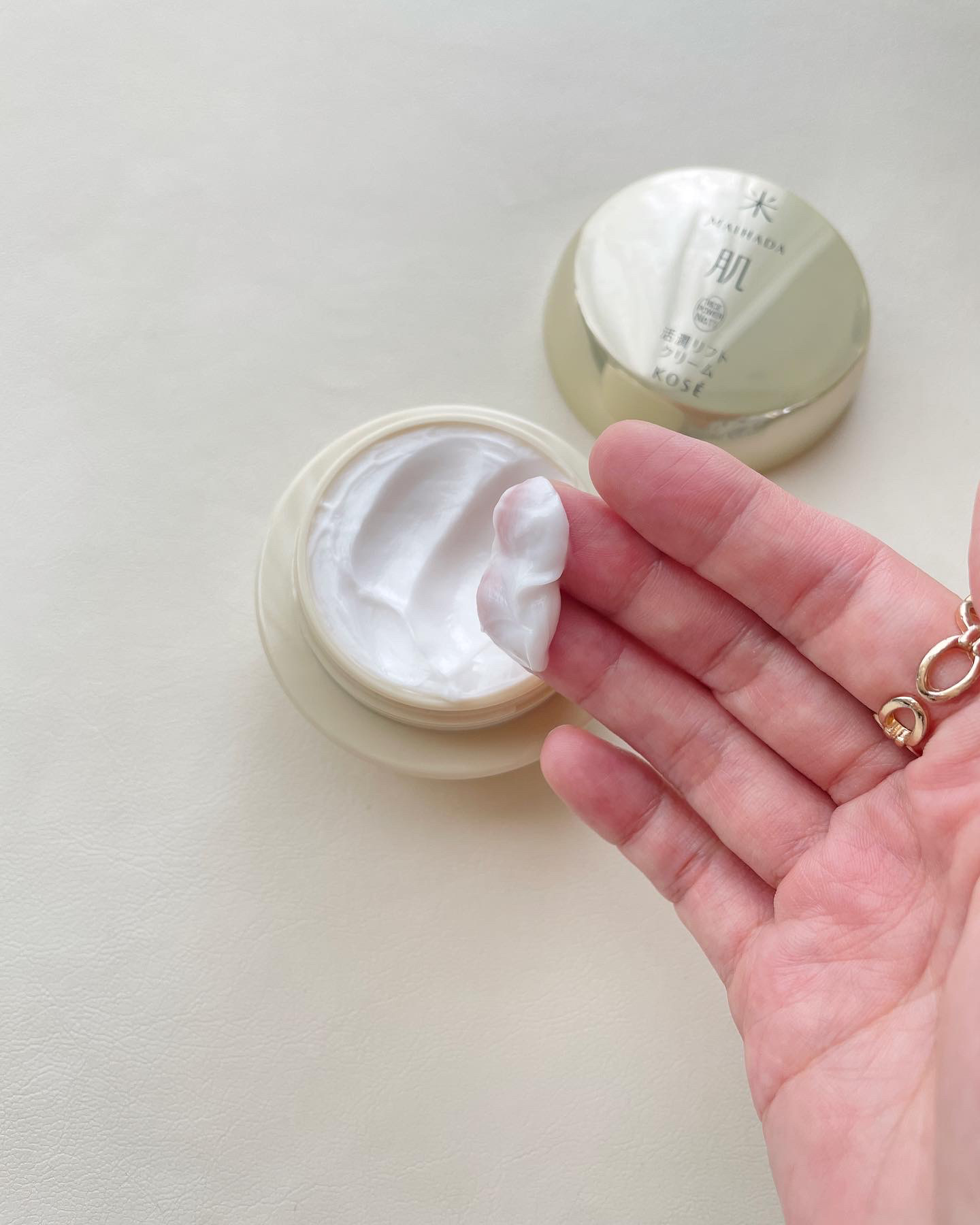 活潤リフトクリーム/米肌/フェイスクリームを使ったクチコミ（3枚目）