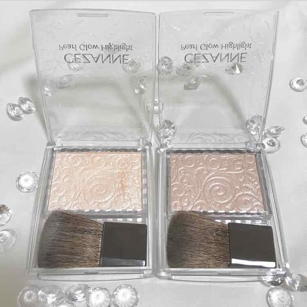 パールグロウハイライト/CEZANNE/パウダーハイライトを使ったクチコミ(2枚目)