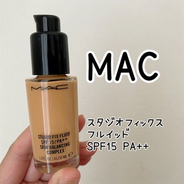 スタジオフィックス フルイッド SPF 15/M・A・C/リキッドファンデーションを使ったクチコミ（1枚目）