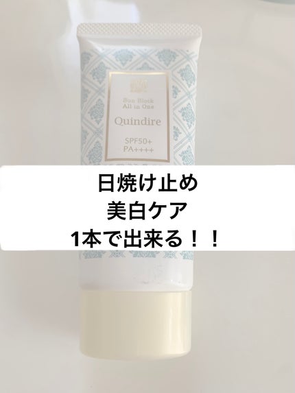 サンブロックオールインワンUV/クインディール/日焼け止めクリームを使ったクチコミ(1枚目)