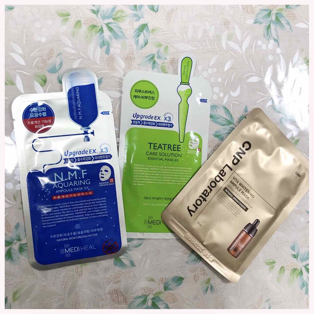 N.M.FアクアアンプルマスクJEX/MEDIHEAL/シートマスク・パックを使ったクチコミ（1枚目）