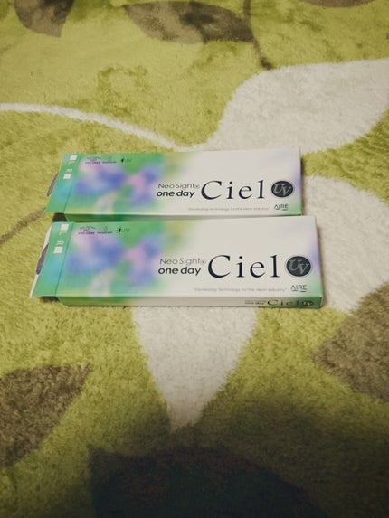ネオサイトワンデー シエルUV シエルグリーン/Aire/ワンデー(1DAY)カラコンを使ったクチコミ(3枚目)