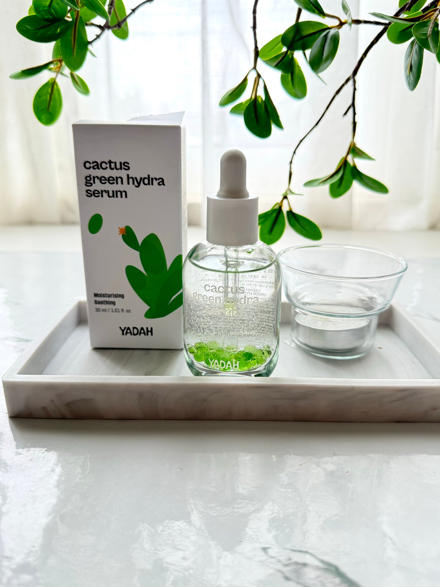 カクタスグリーンハイドラセラム/YADAH/美容液を使ったクチコミ(4枚目)