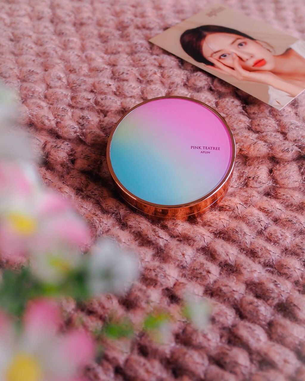 ピンクティーツリーカバークッション/APLIN/クッションファンデーションを使ったクチコミ（1枚目）