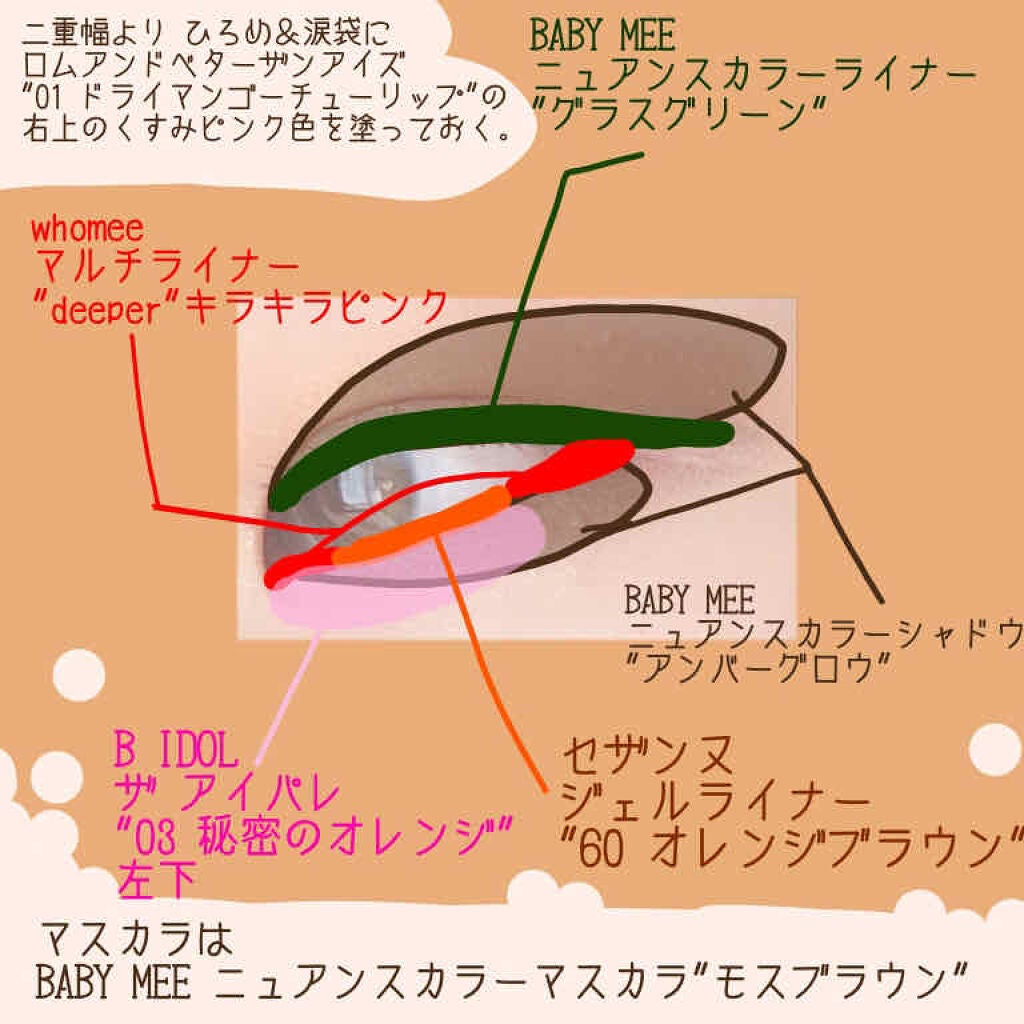 マルチライナー /WHOMEE/ペンシルアイライナーを使ったクチコミ(2枚目)