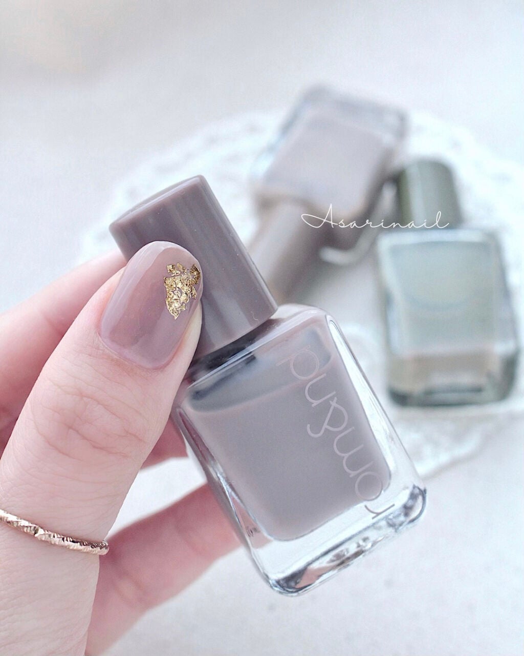 ムードペブルネイル/rom&nd/マニキュアを使ったクチコミ(3枚目)