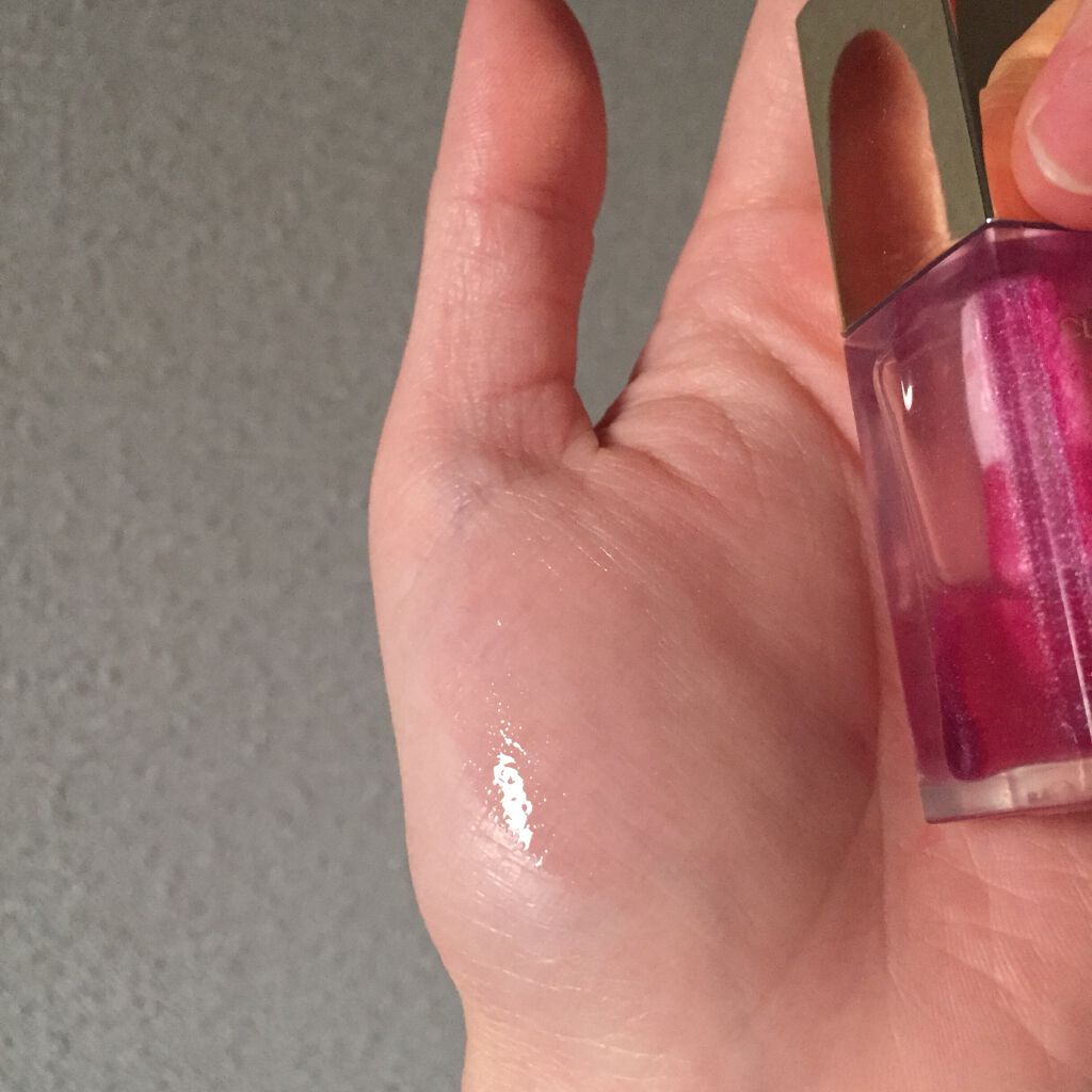 コンフォート リップオイル  02 rassberry /CLARINS/リップグロスを使ったクチコミ（3枚目）