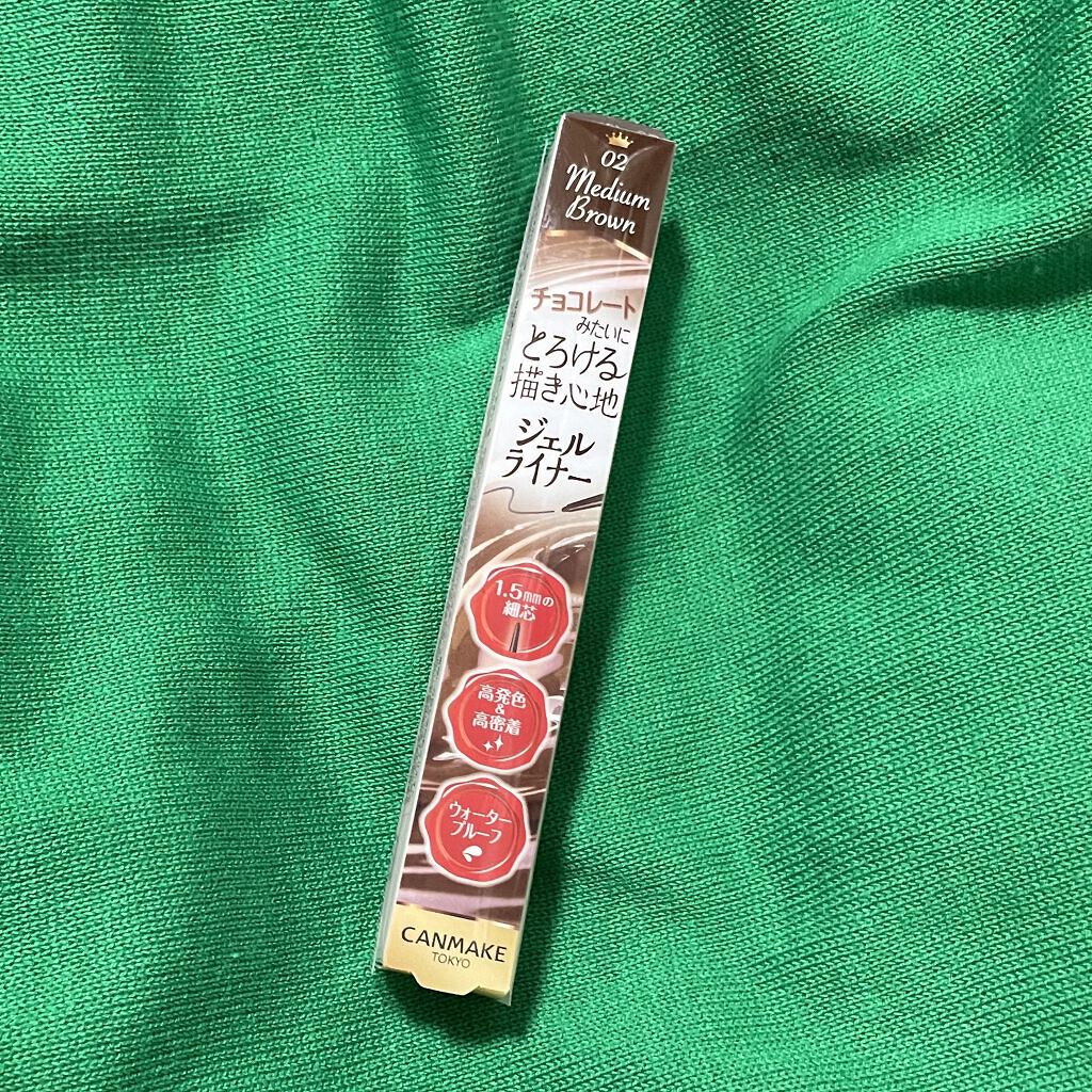 クリーミータッチライナー/キャンメイク/ジェルアイライナーを使ったクチコミ（1枚目）
