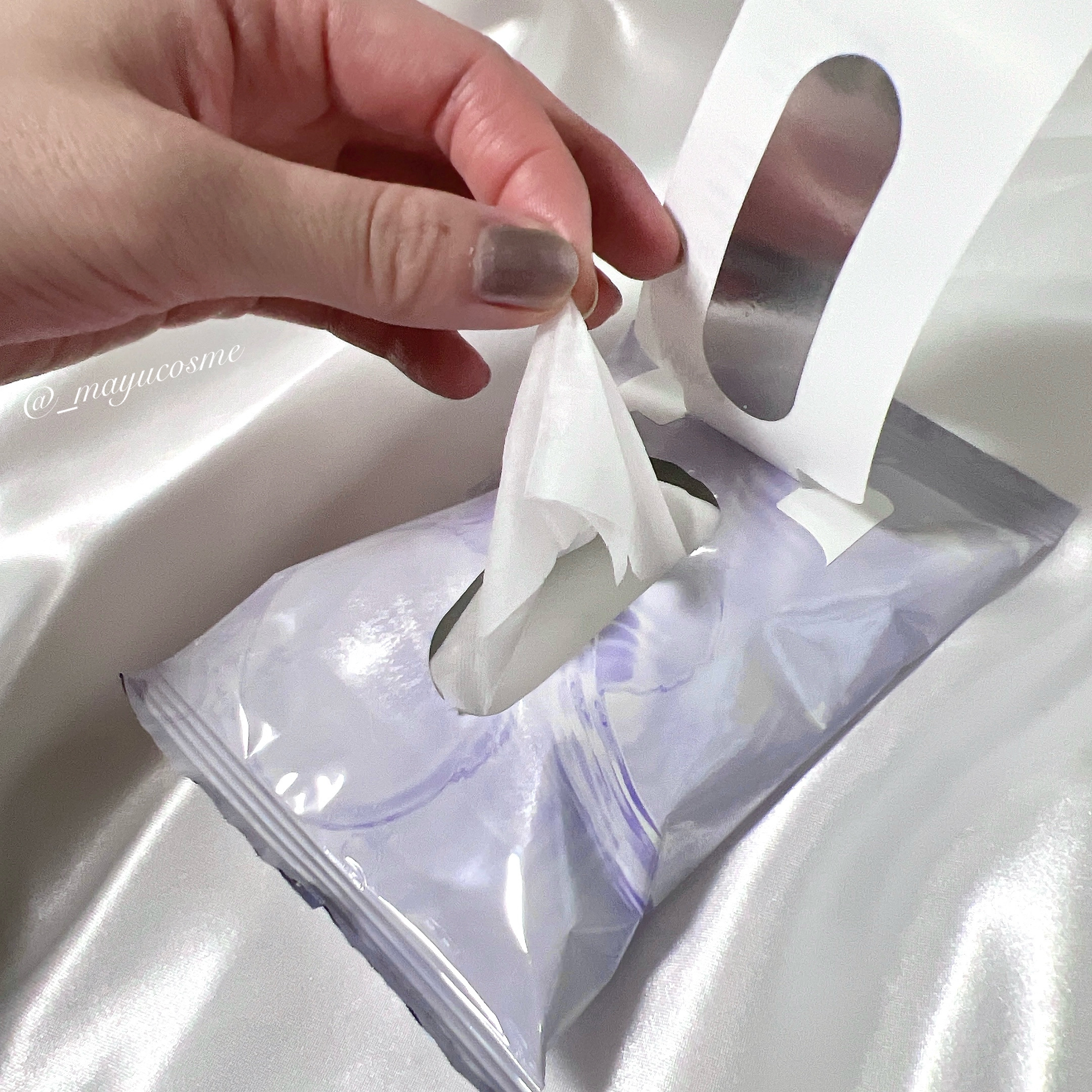 アクアセラムシートマスク/ミティア オーガニック/拭き取り化粧水を使ったクチコミ（2枚目）