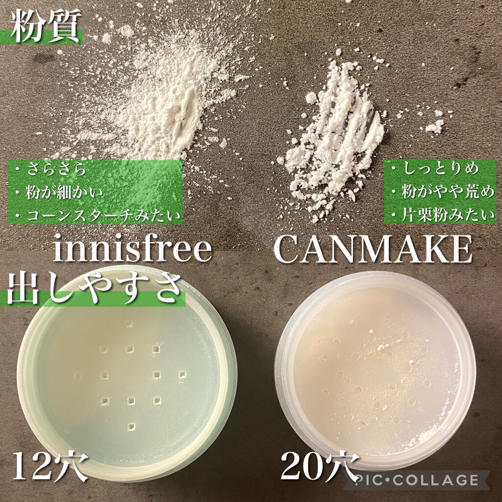 ノーセバム ミネラルパウダー/innisfree/ルースパウダーを使ったクチコミ（3枚目）