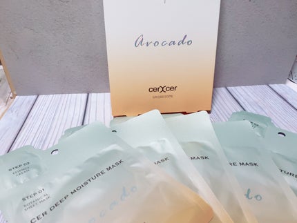 ディープモイスチャー マスク (ケアクリーム付き)/cerXcer/シートマスク・パックを使ったクチコミ(1枚目)