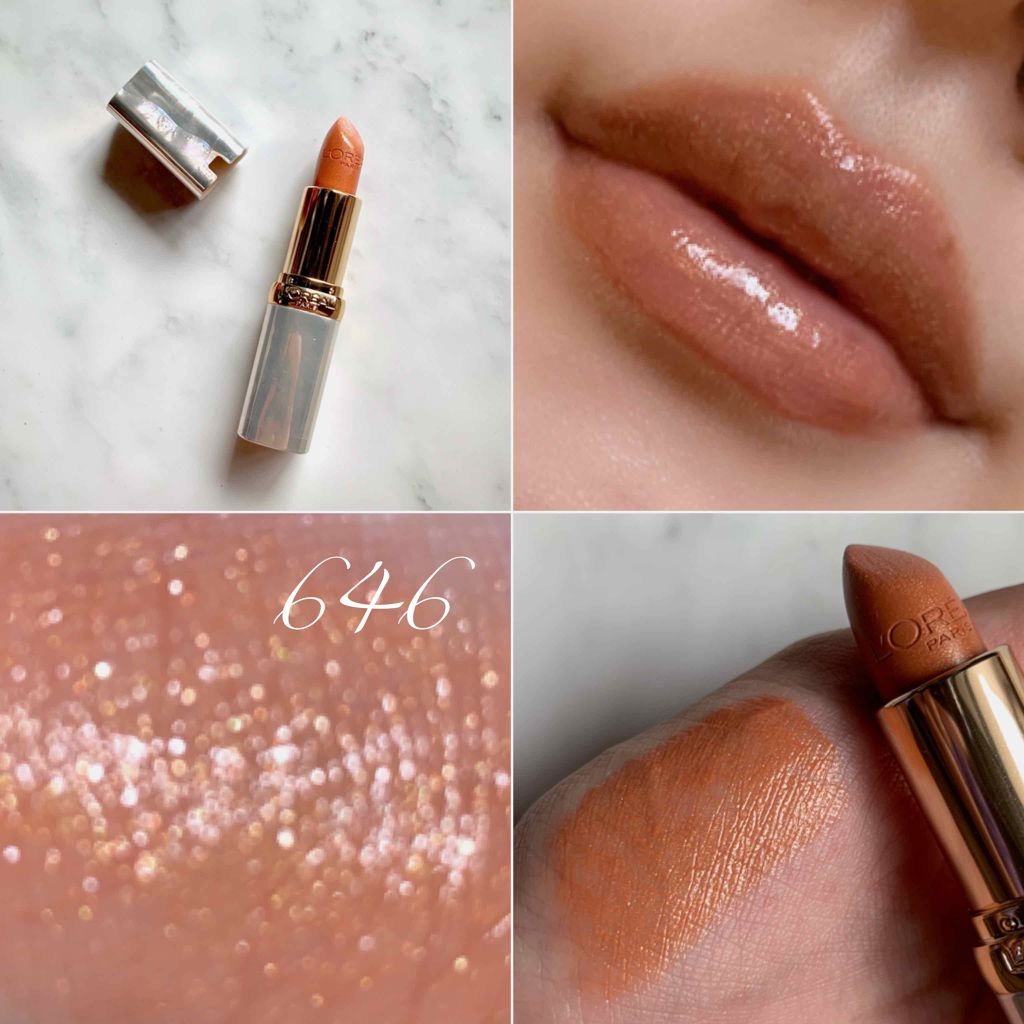 カラーリッシュ ルルージュ  ヌードナクレ コレクション 649 ムーンライトグレイス/ロレアル パリ/口紅を使ったクチコミ（1枚目）