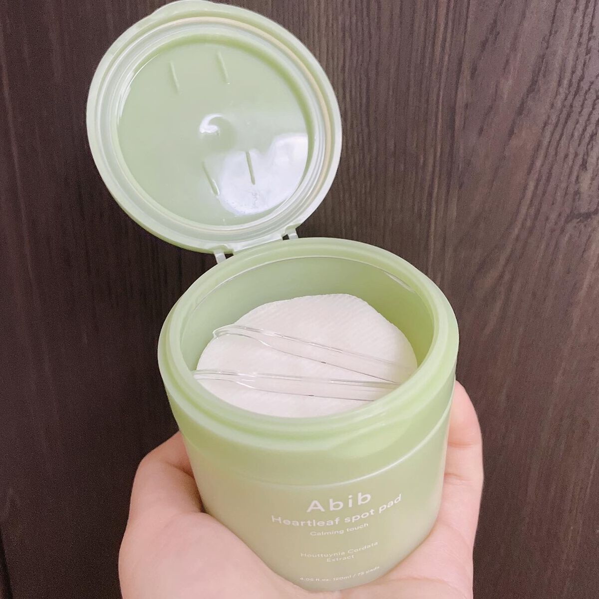 ドクダミカーミングタッチスポットパッド/Abib /トナーパッドを使ったクチコミ(3枚目)