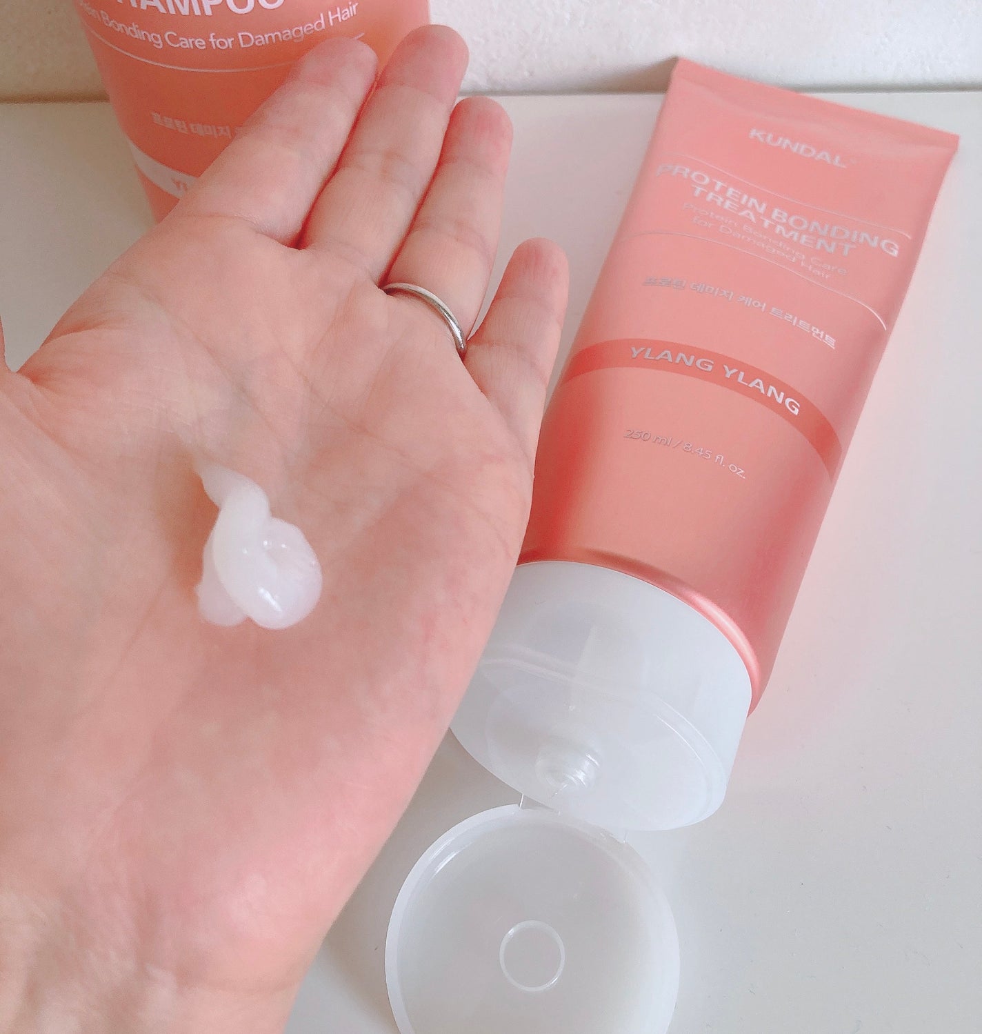 クンダル ダメージケア シャンプー/トリートメント/KUNDAL/市販シャンプーを使ったクチコミ(4枚目)