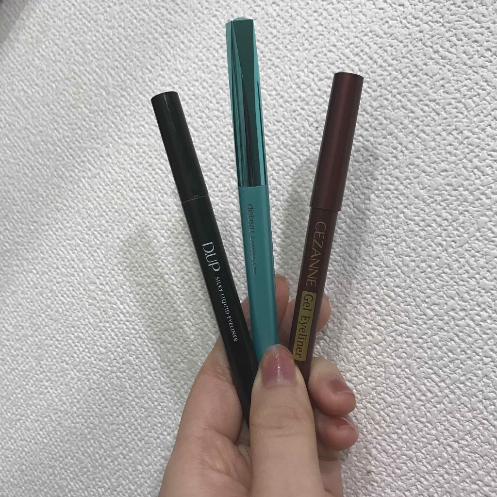 ジェルアイライナー/CEZANNE/ジェルアイライナーを使ったクチコミ（1枚目）