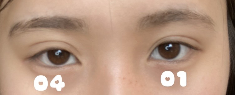 スキニーアイブロウマスカラ 01/U R GLAM/眉マスカラを使ったクチコミ（3枚目）