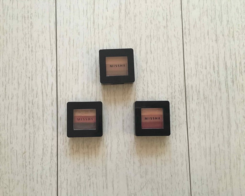 トリプルシャドウ/MISSHA/アイシャドウパレットを使ったクチコミ（1枚目）