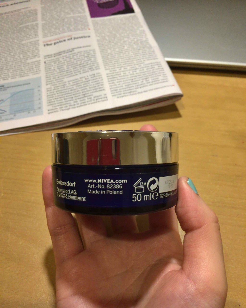 Hyaluron Cellular Filler Anti-age Night Cream/NIVEA(海外)/フェイスクリームを使ったクチコミ(2枚目)