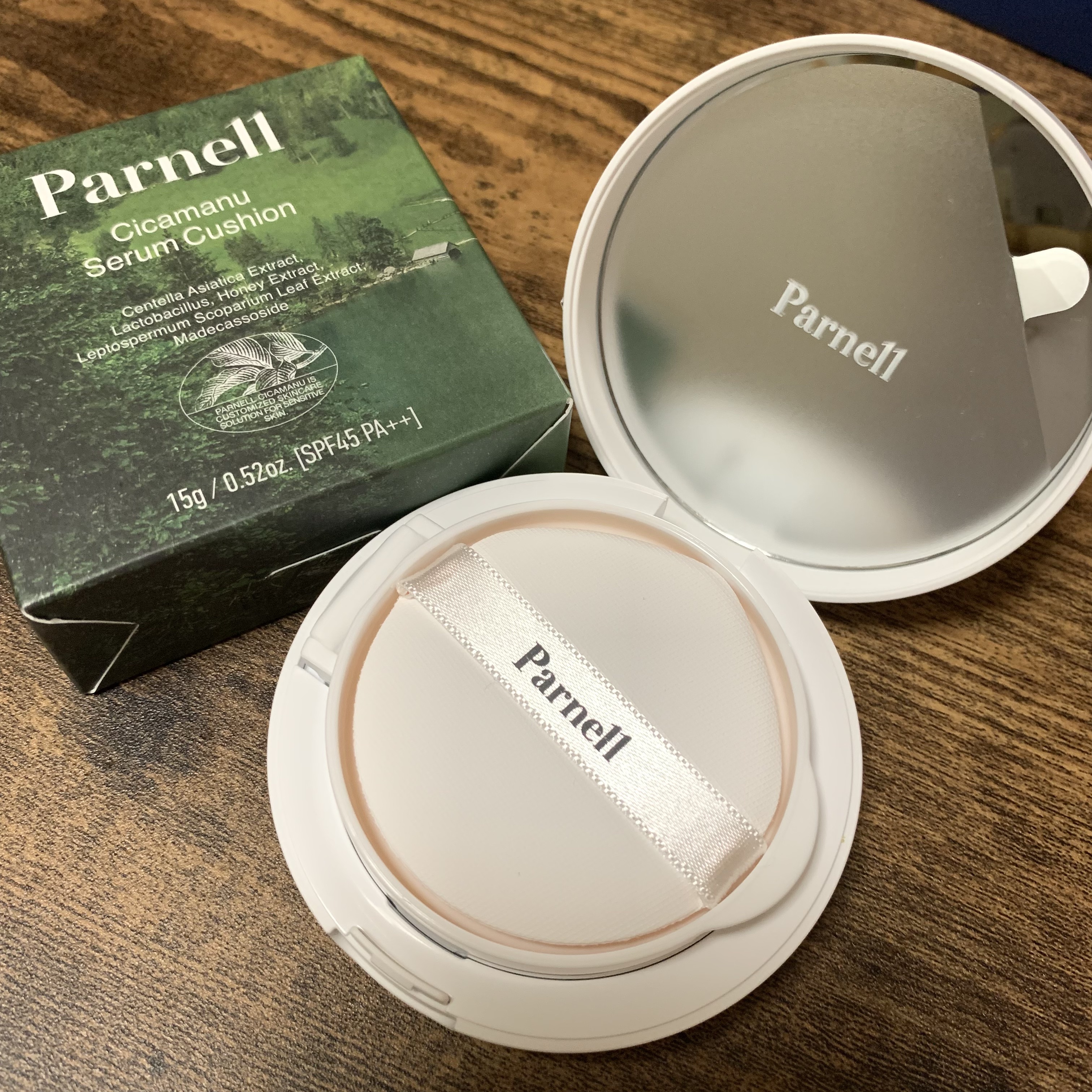 シカマヌ　セラム　クッションファンデ/parnell/クッションファンデーションを使ったクチコミ（2枚目）