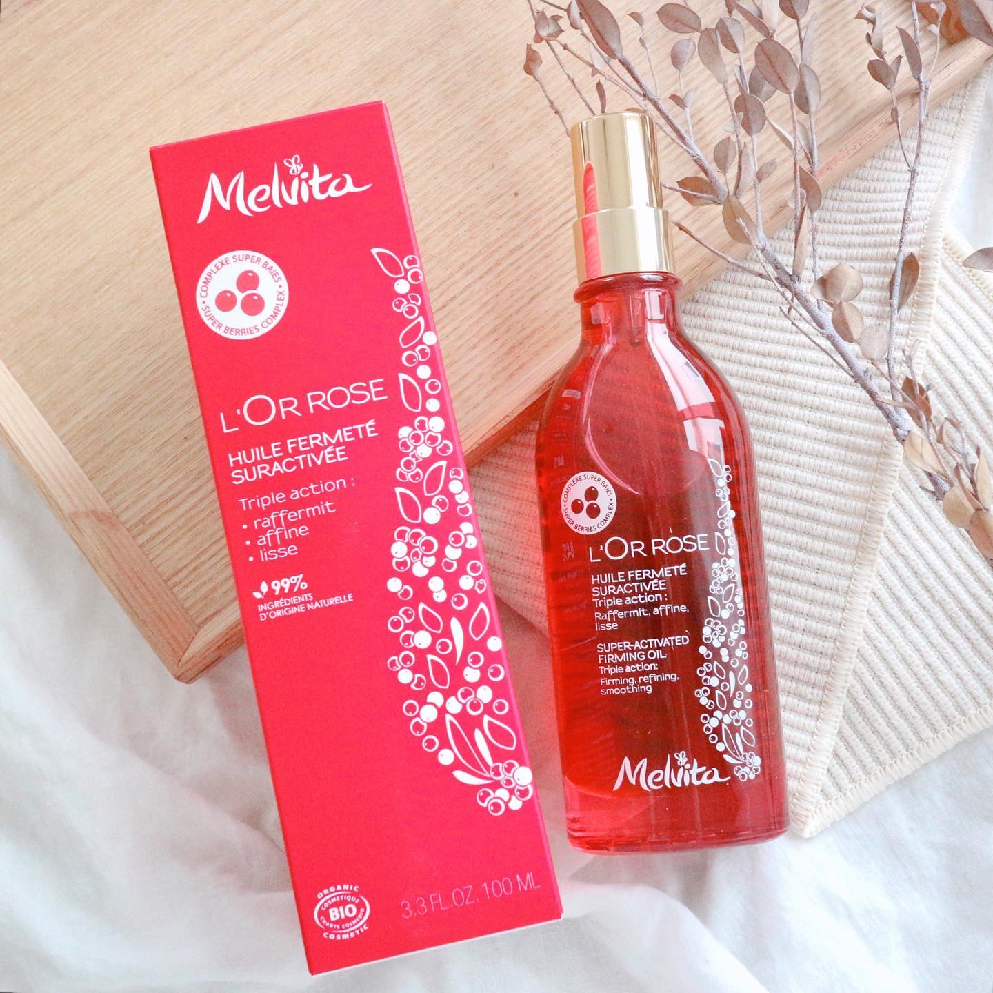 ロルロゼ ピンクフィット ボディオイル/Melvita/ボディオイルを使ったクチコミ（1枚目）