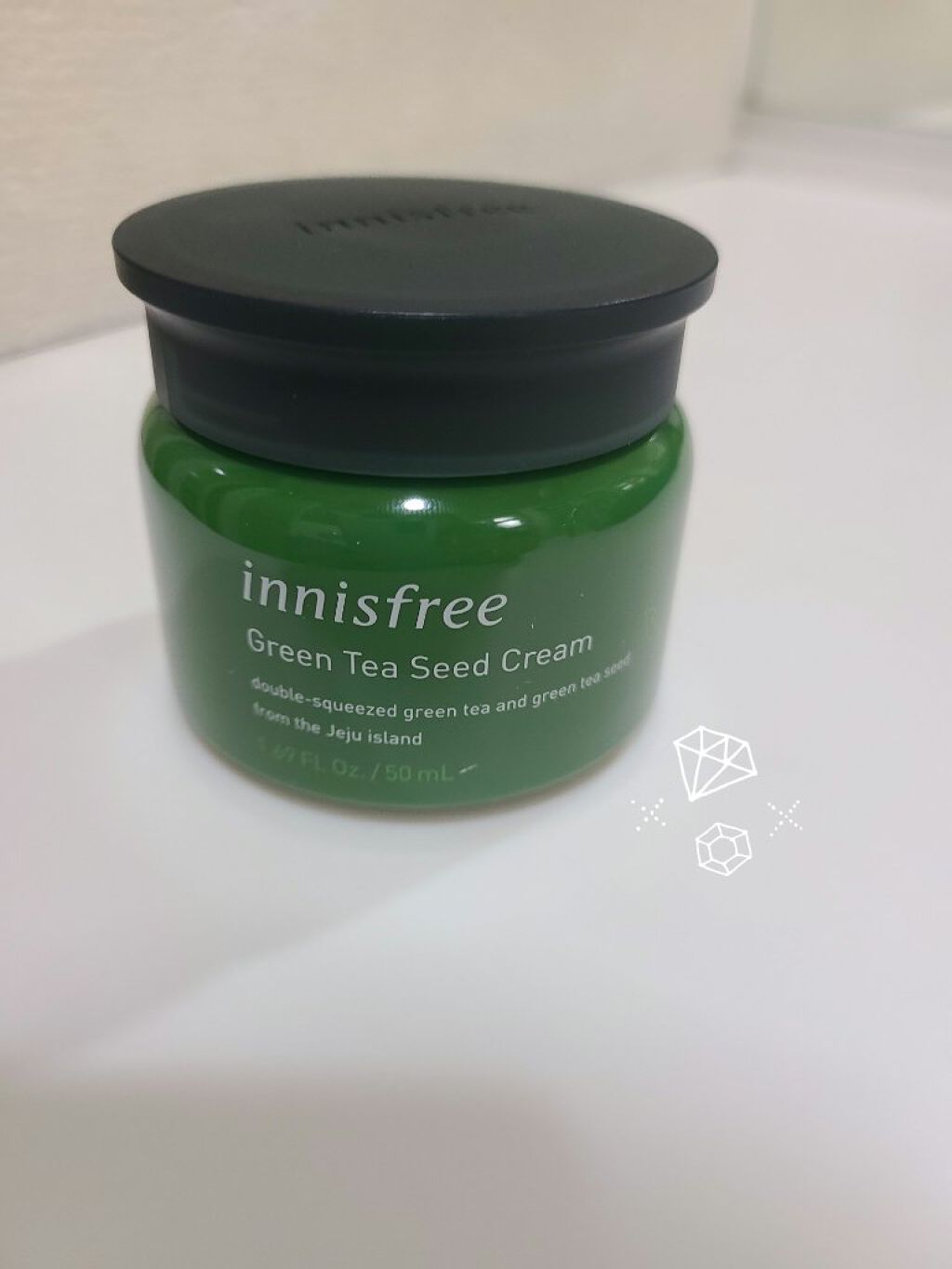 グリーンティーシード クリーム 50ml/innisfree/フェイスクリームを使ったクチコミ（1枚目）