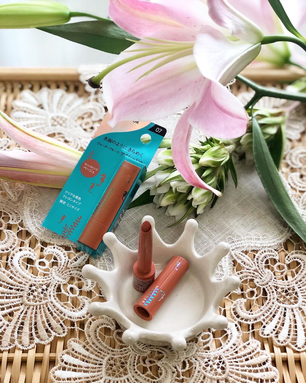 アクアシャインミニシャドウ/コフレドール/スティックアイシャドウを使ったクチコミ（1枚目）