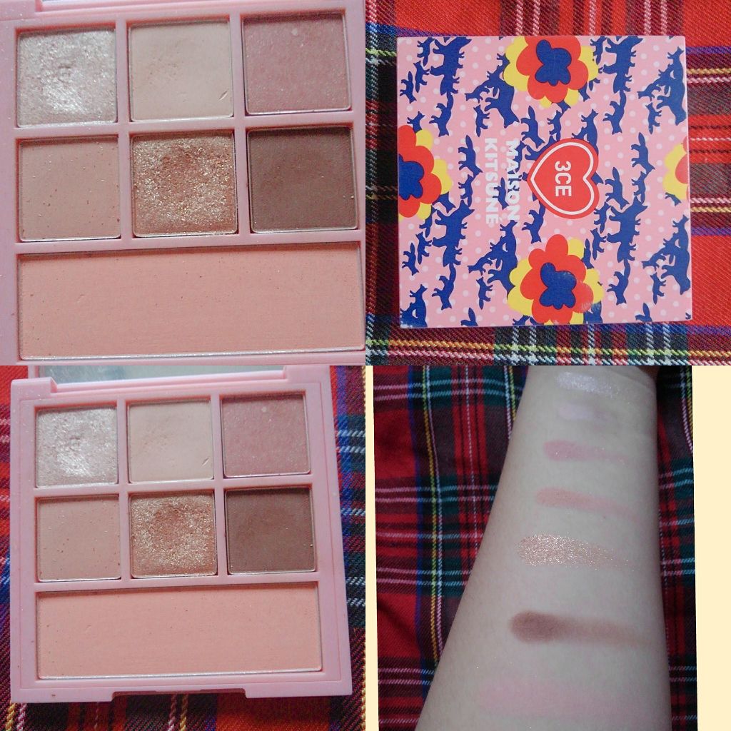 MAISON KITSUNE MULTI COLOR PALETTE/3CE/アイシャドウパレットを使ったクチコミ(1枚目)