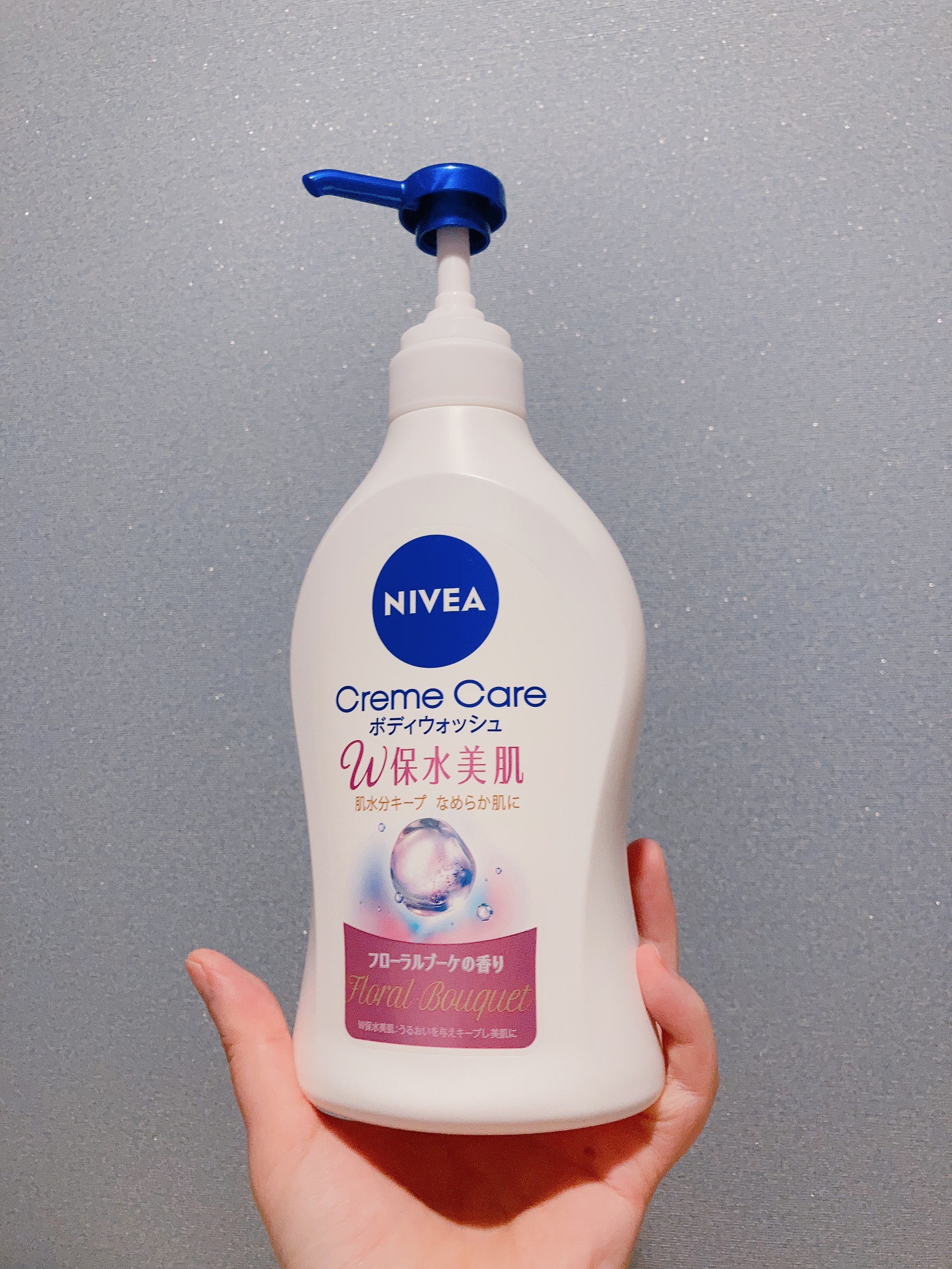 クリームケア ボディウォッシュ W保水美肌 フローラルブーケの香り/ニベア/ボディソープを使ったクチコミ（3枚目）