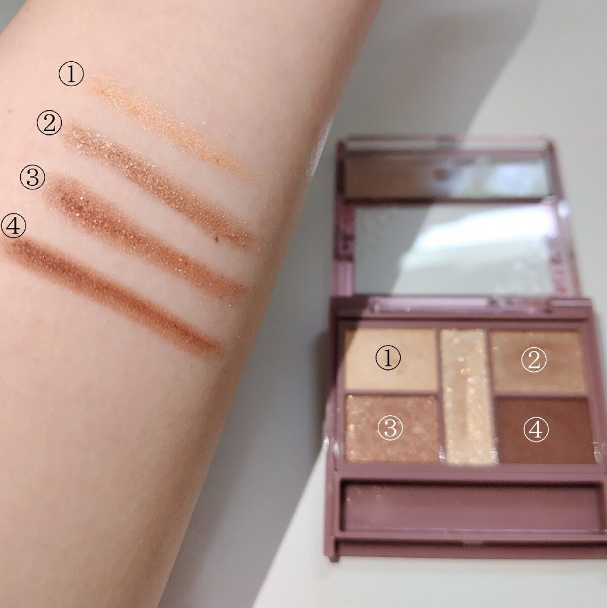 パーフェクトスタイリストアイズ/キャンメイク/アイシャドウパレットを使ったクチコミ(3枚目)