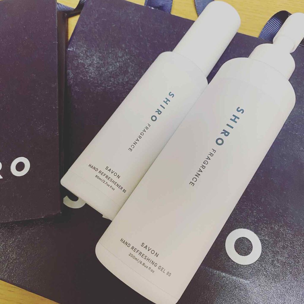 ハンドリフレッシングジェル 80/SHIRO/ハンドクリームを使ったクチコミ（1枚目）