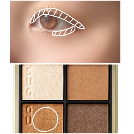 シグニチャー カラー アイズ/SUQQU/アイシャドウパレットを使ったクチコミ(4枚目)