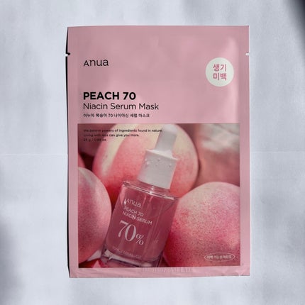桃70%ナイアシンシートマスク/Anua/シートマスク・パックを使ったクチコミ(1枚目)