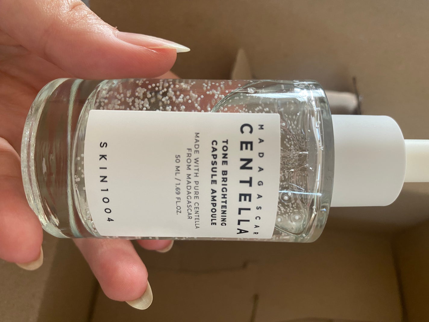 トーンブライトニング カプセルアンプル/SKIN1004/美容液を使ったクチコミ(1枚目)