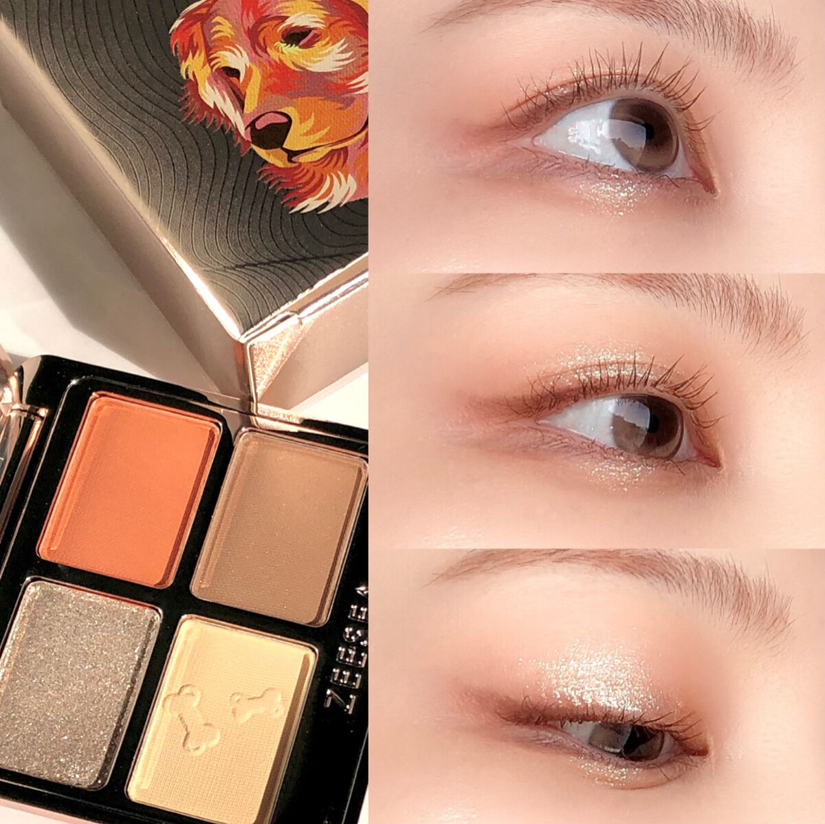 新色レビュー】アニマルアイシャドウ(4シェード)｜ZEESEAの口コミ