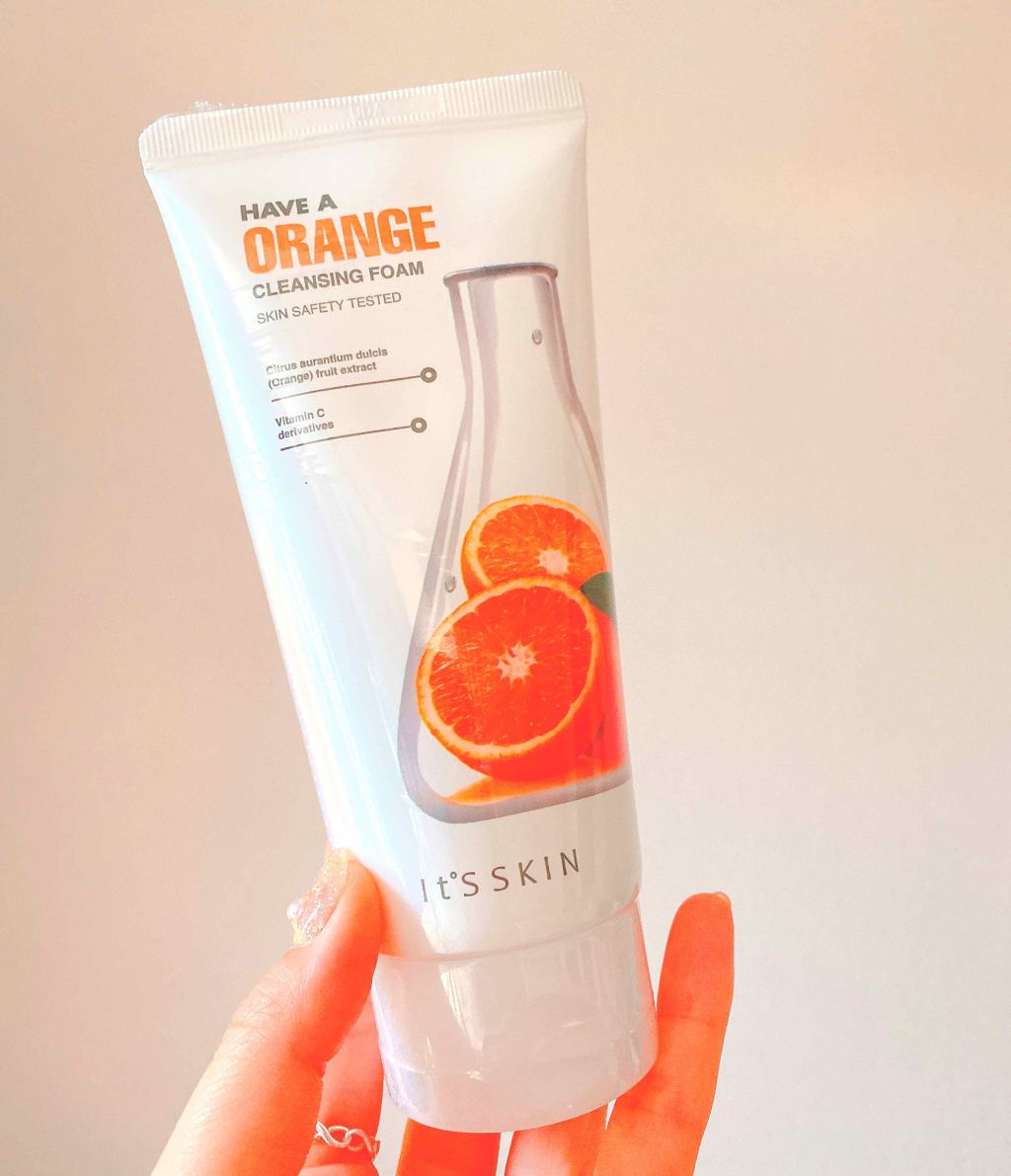 ハブア オレンジクレンジングフォーム/It's skin/洗顔フォームを使ったクチコミ(1枚目)