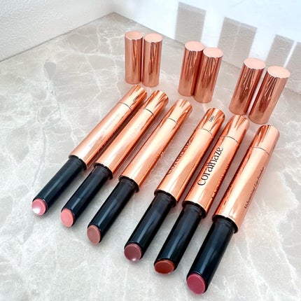 ボリューマイジングフォンデュリップ/Coralhaze/口紅を使ったクチコミ(4枚目)