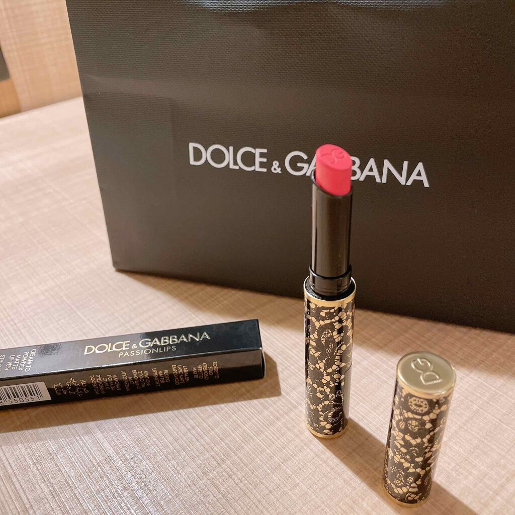 パッションリップ クリームトゥパウダー マットリップペン/DOLCE&GABBANA BEAUTY/口紅を使ったクチコミ（1枚目）