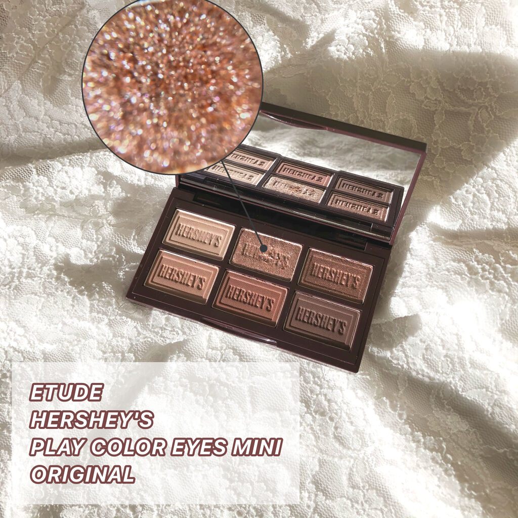 ハーシー プレイカラーアイズミニ/ETUDE/アイシャドウパレットを使ったクチコミ（2枚目）