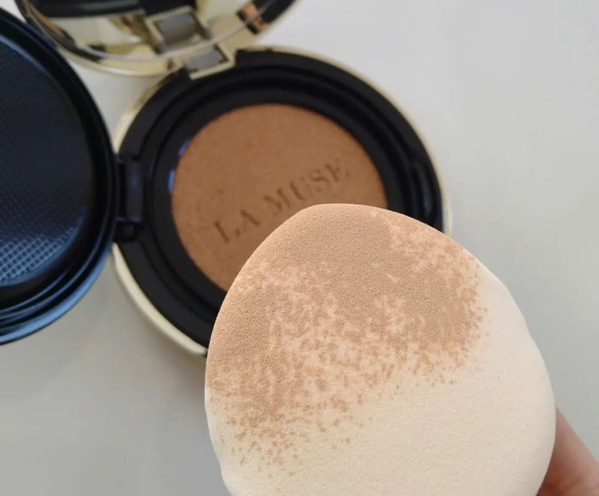 CORRECT CARE COMPLETE CC CUSHION/ラミューズ/クッションファンデーションを使ったクチコミ（2枚目）