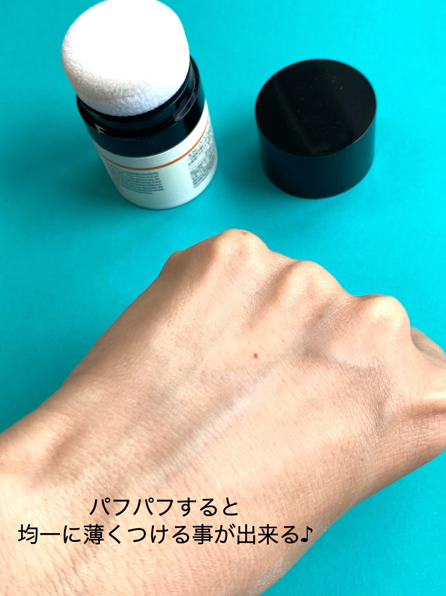 UVスムースパウダー/&be/日焼け止めパウダーを使ったクチコミ(4枚目)