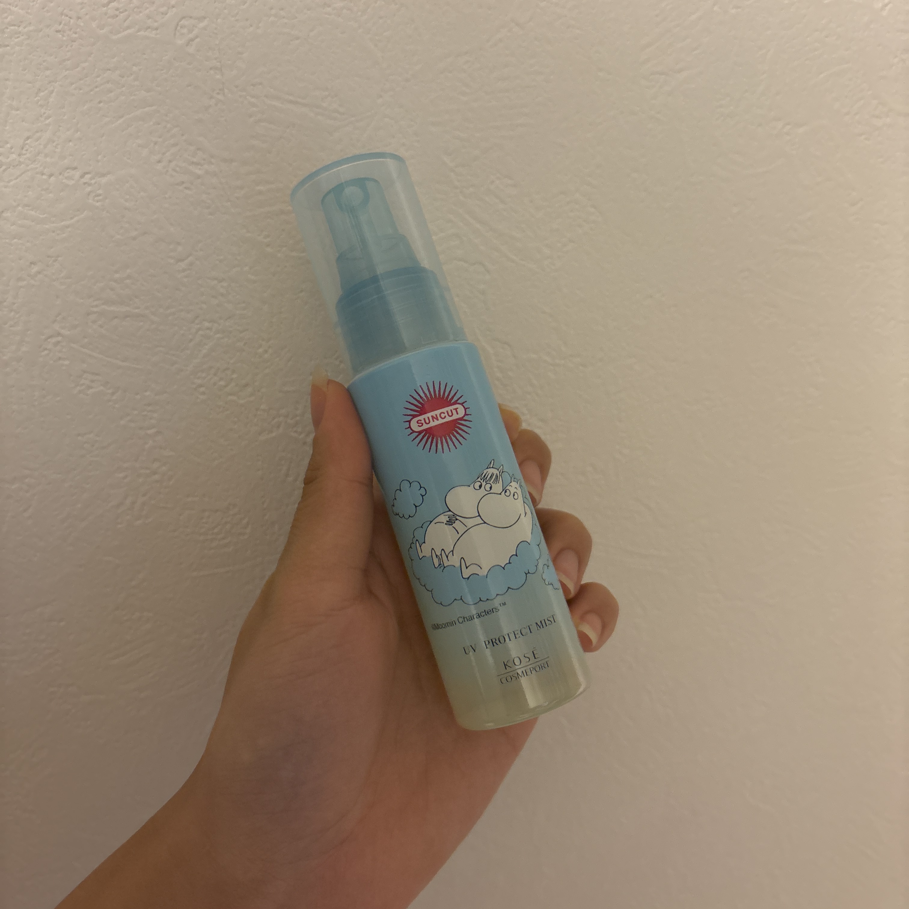プロテクトUV ミスト ムーミン限定デザイン（60ml）/サンカット®/日焼け止めミスト・スプレーを使ったクチコミ（1枚目）