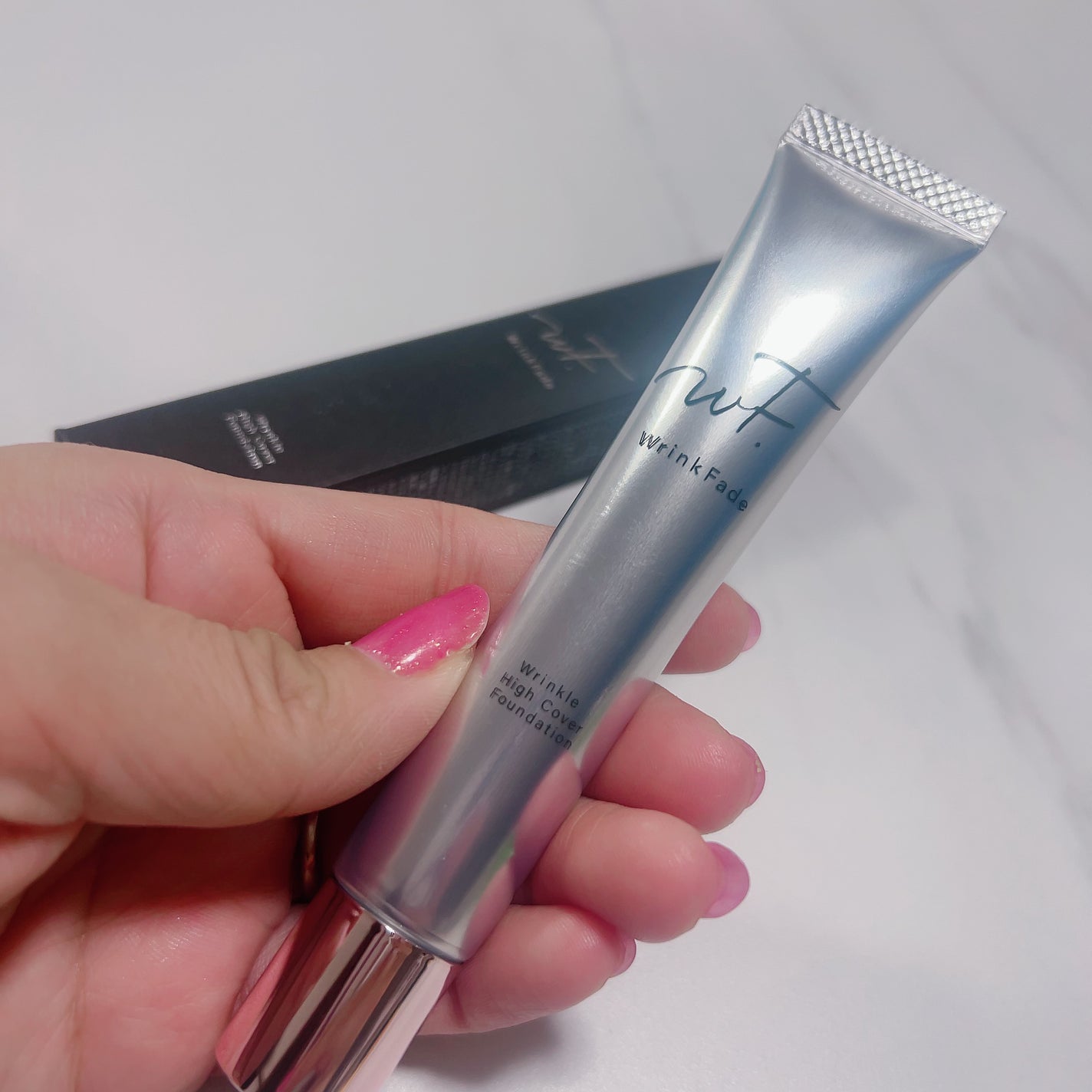 薬用リンクルカバーファンデーション〈シワ改善ファンデーション〉/WrinkFade/リキッドファンデーションを使ったクチコミ(7枚目)