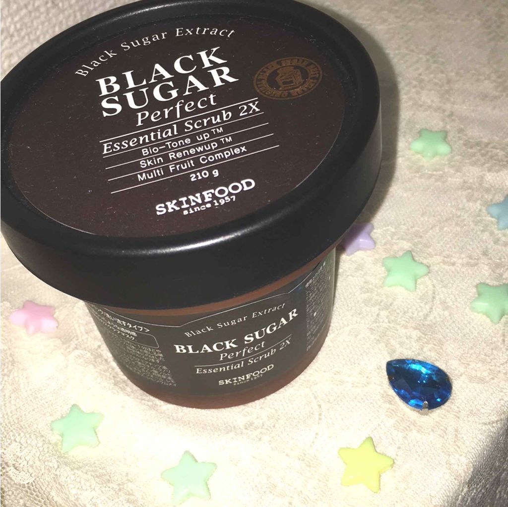 ブラックシュガー パーフェクト エッセンシャル スクラブ2X/SKINFOOD/洗い流すパック・マスクを使ったクチコミ（1枚目）