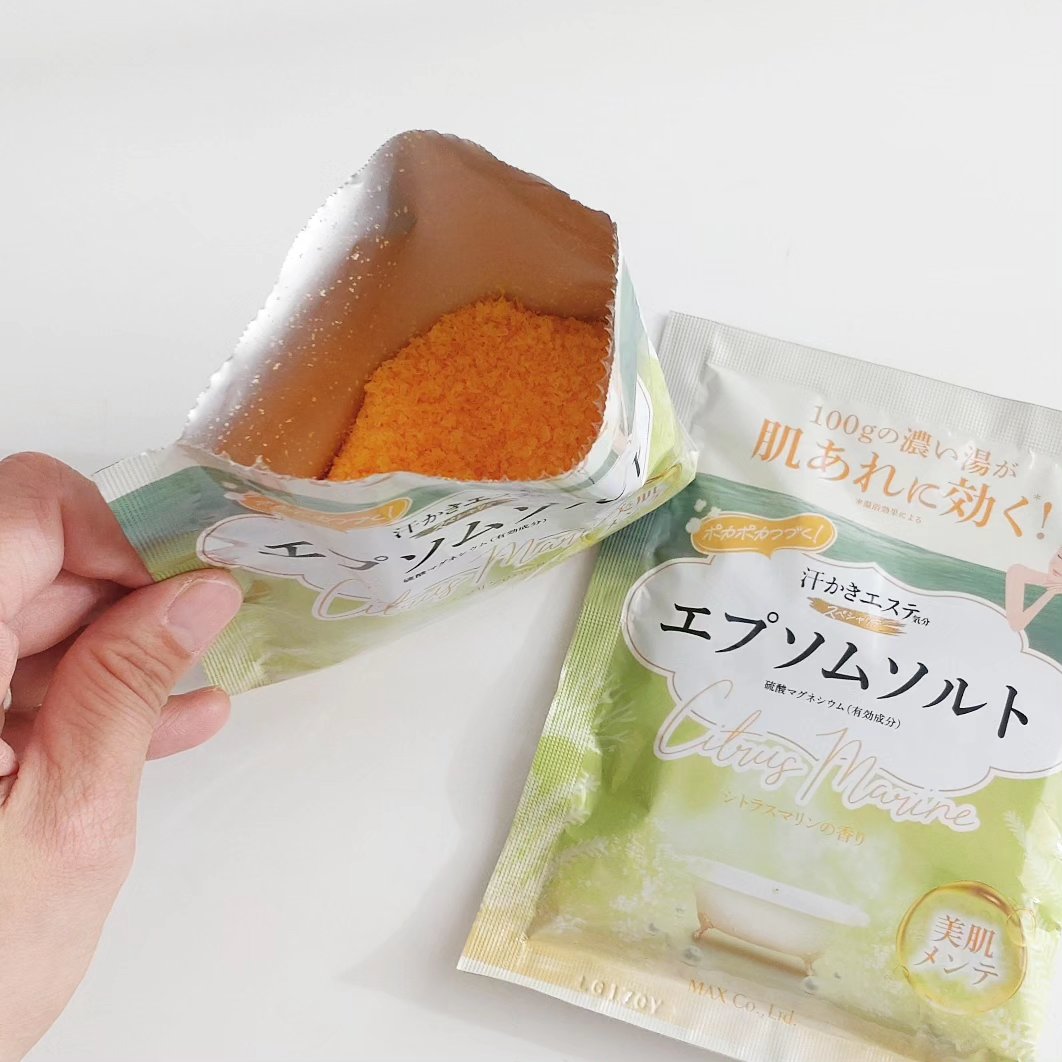 汗かきエステ気分 スペシャリテ エプソムソルト シトラスマリンの香り/マックス/無機塩系入浴剤を使ったクチコミ（2枚目）