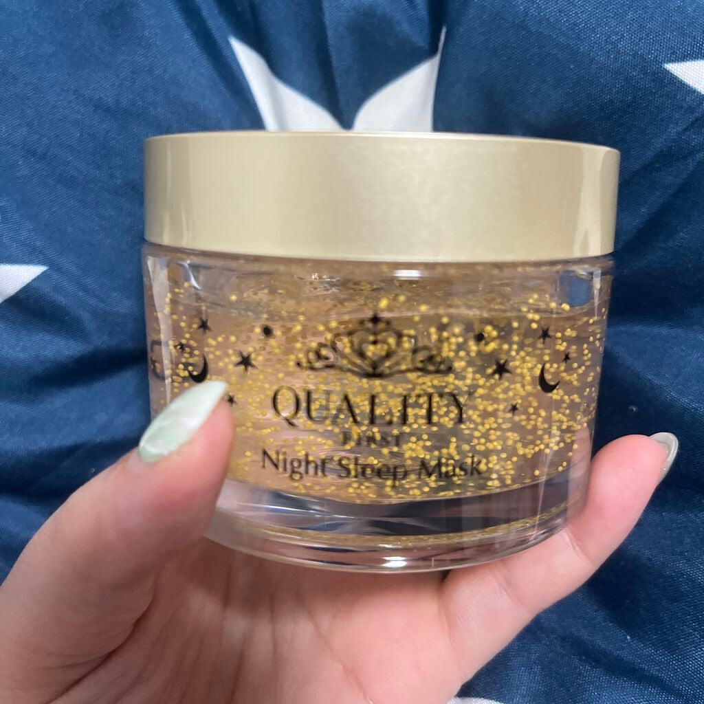 クイーンズプレミアムマスク ナイトスリーピングマスク/クオリティファースト/フェイスクリームを使ったクチコミ(1枚目)